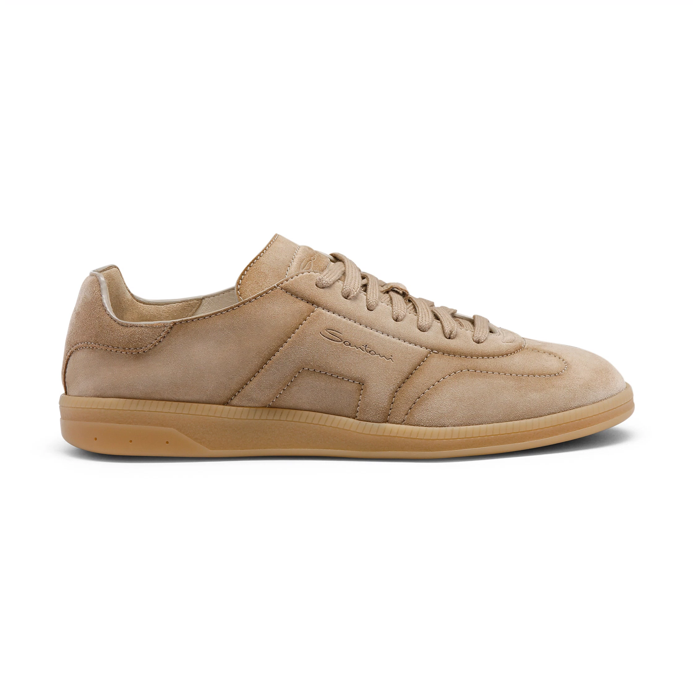 Męskie beżowe zamszowe sneakersy DBS Oly