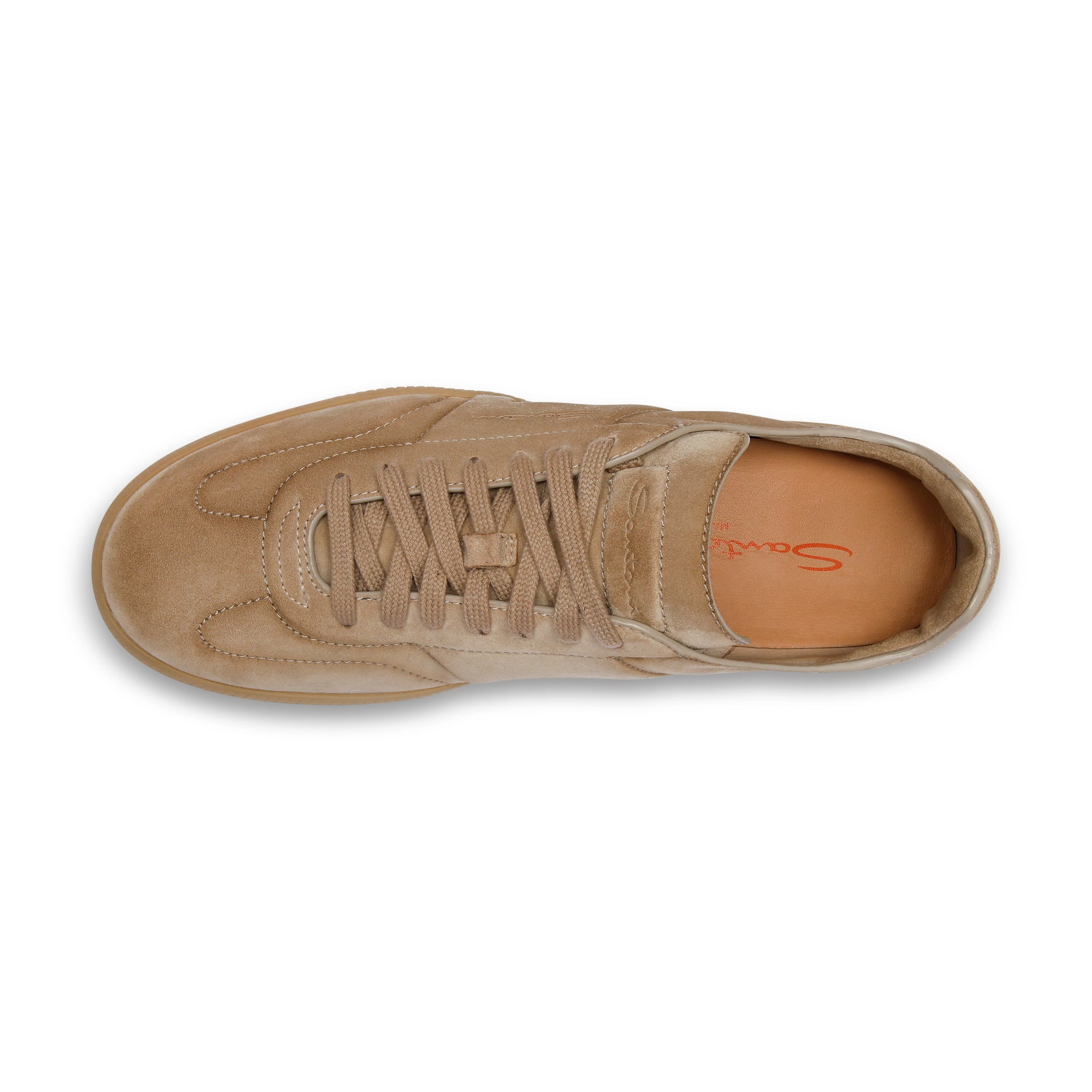Męskie beżowe zamszowe sneakersy DBS Oly foto 4