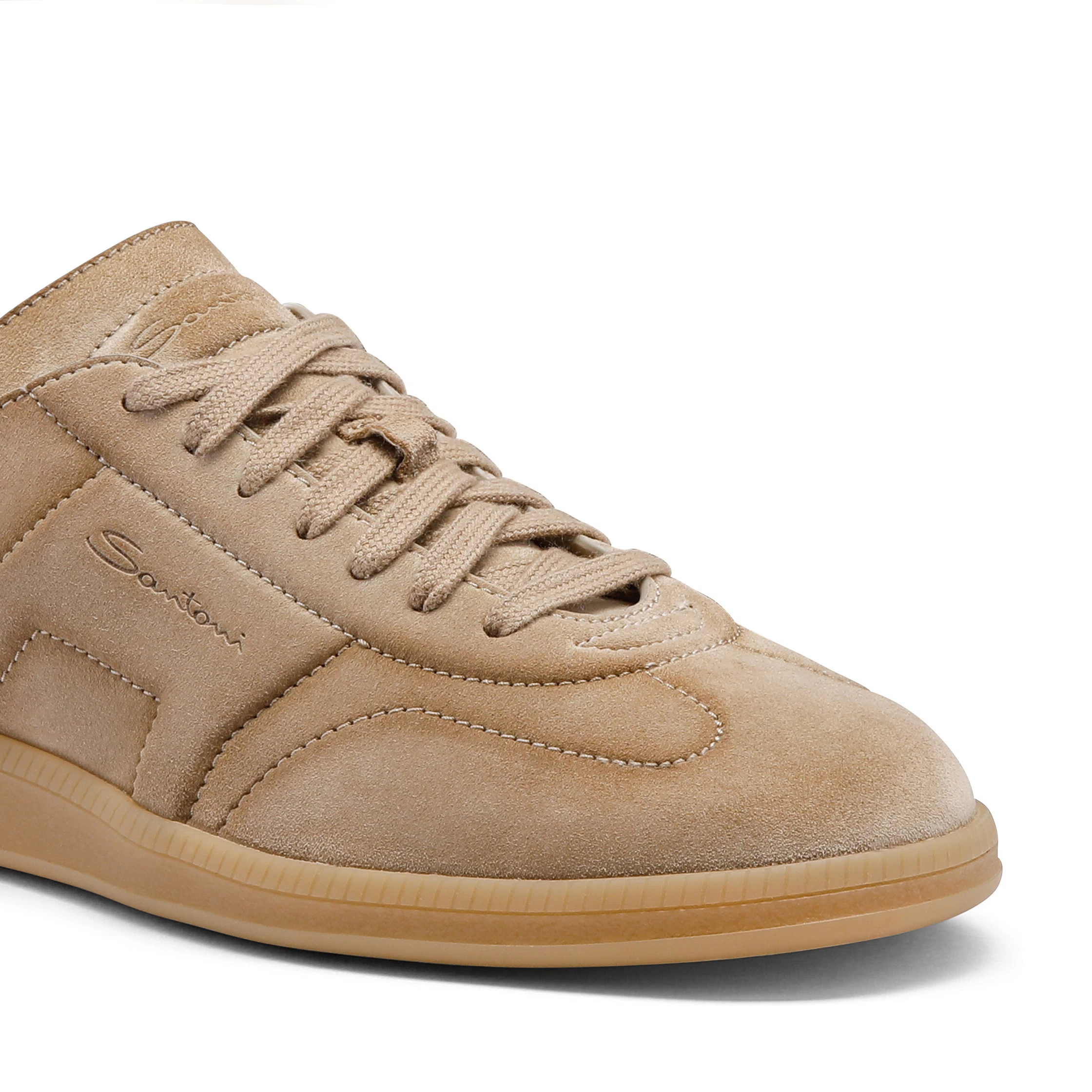 Męskie beżowe zamszowe sneakersy DBS Oly foto 5