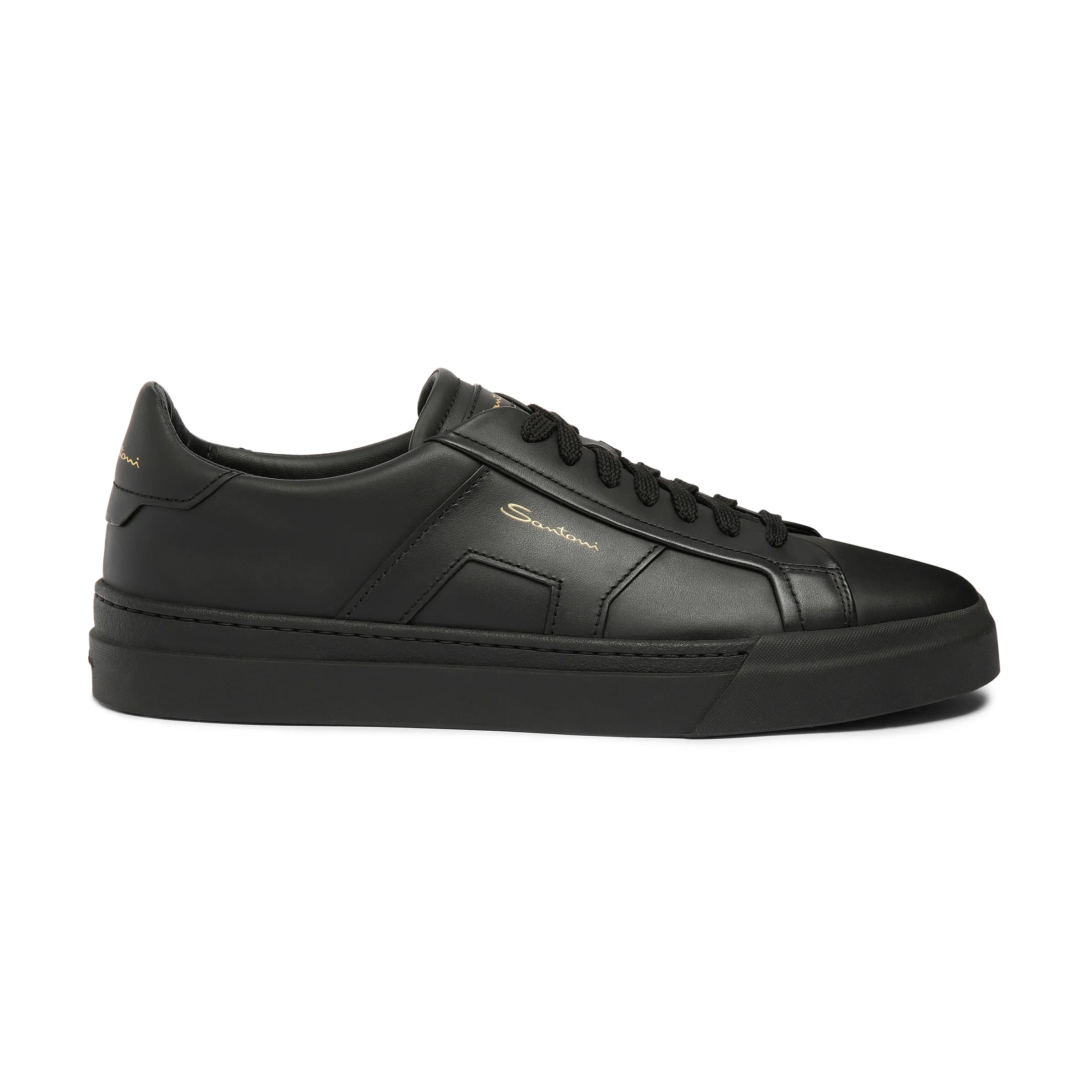 Dbs sneaker męskie skórzane sneakery w kolorze czarnym