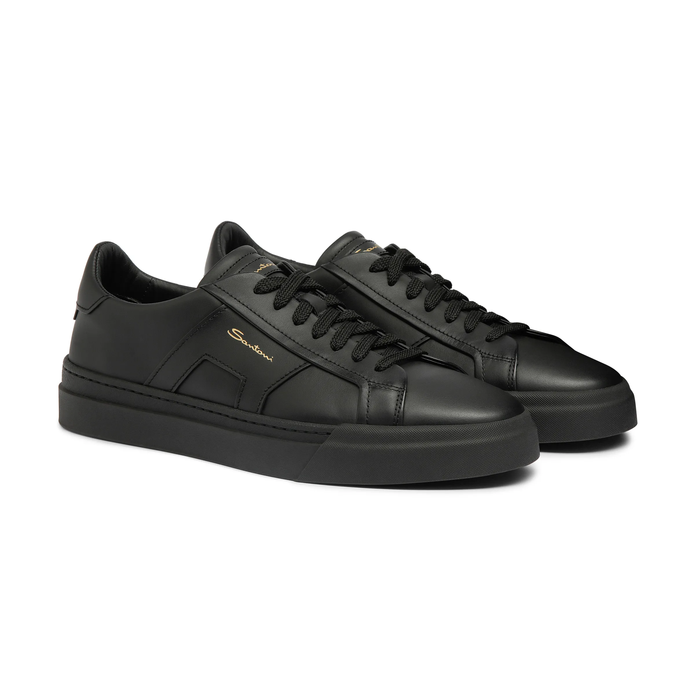 Dbs sneaker męskie skórzane sneakery w kolorze czarnym foto 2