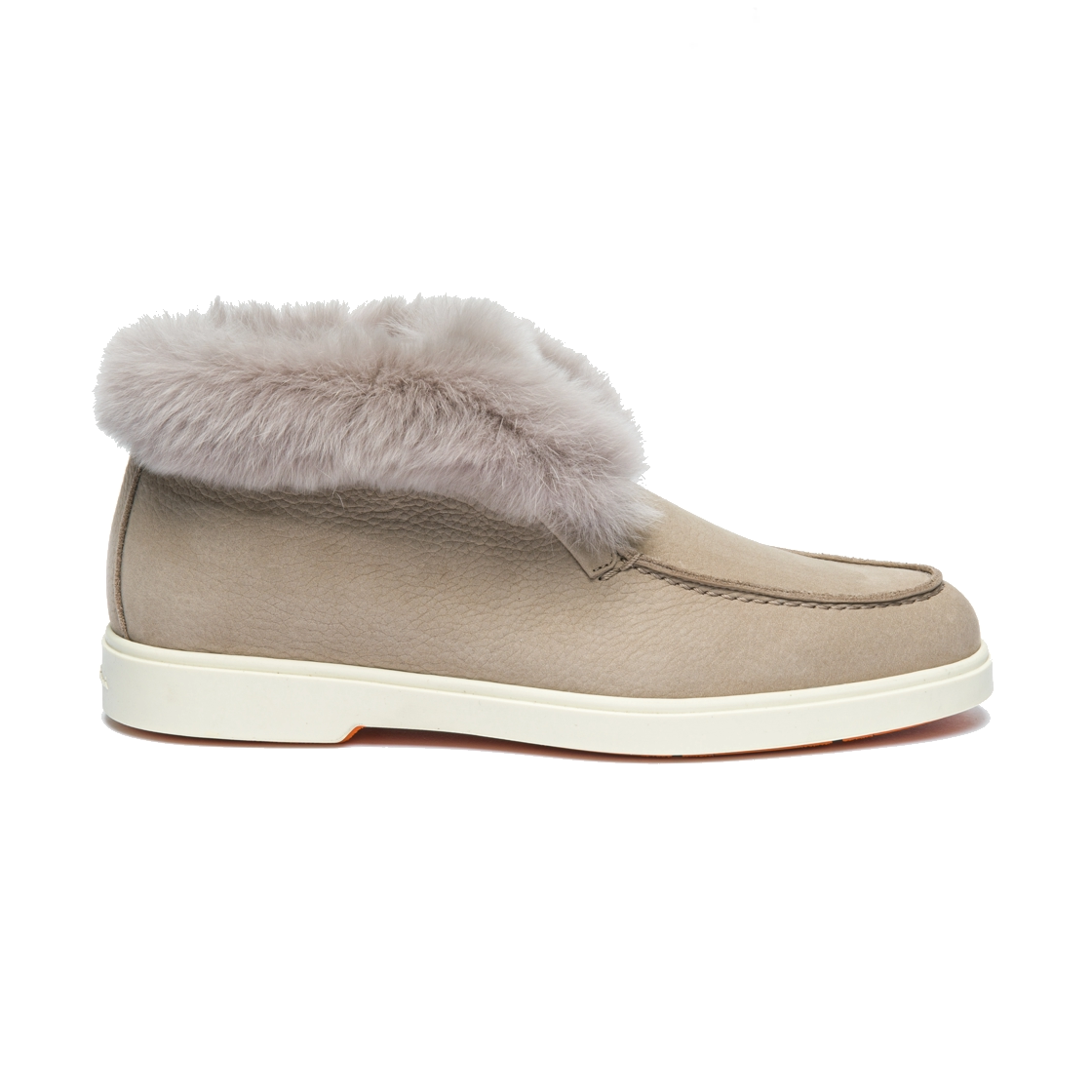 Brązowe zamszowe buty damskie typu desert