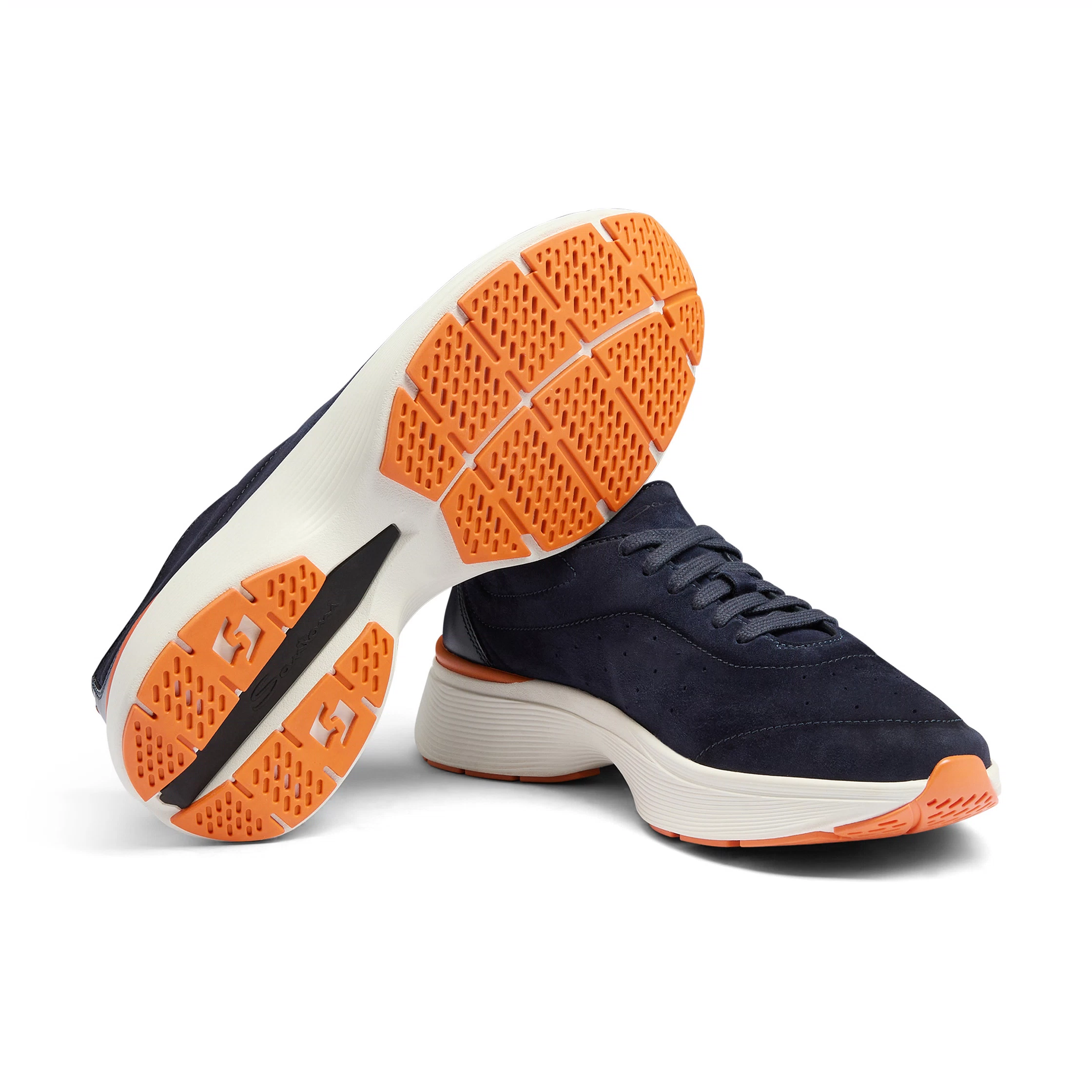 Męskie sneakersy Easy Bounce z zamszu i skóry w odcieniu niebieskim foto 3