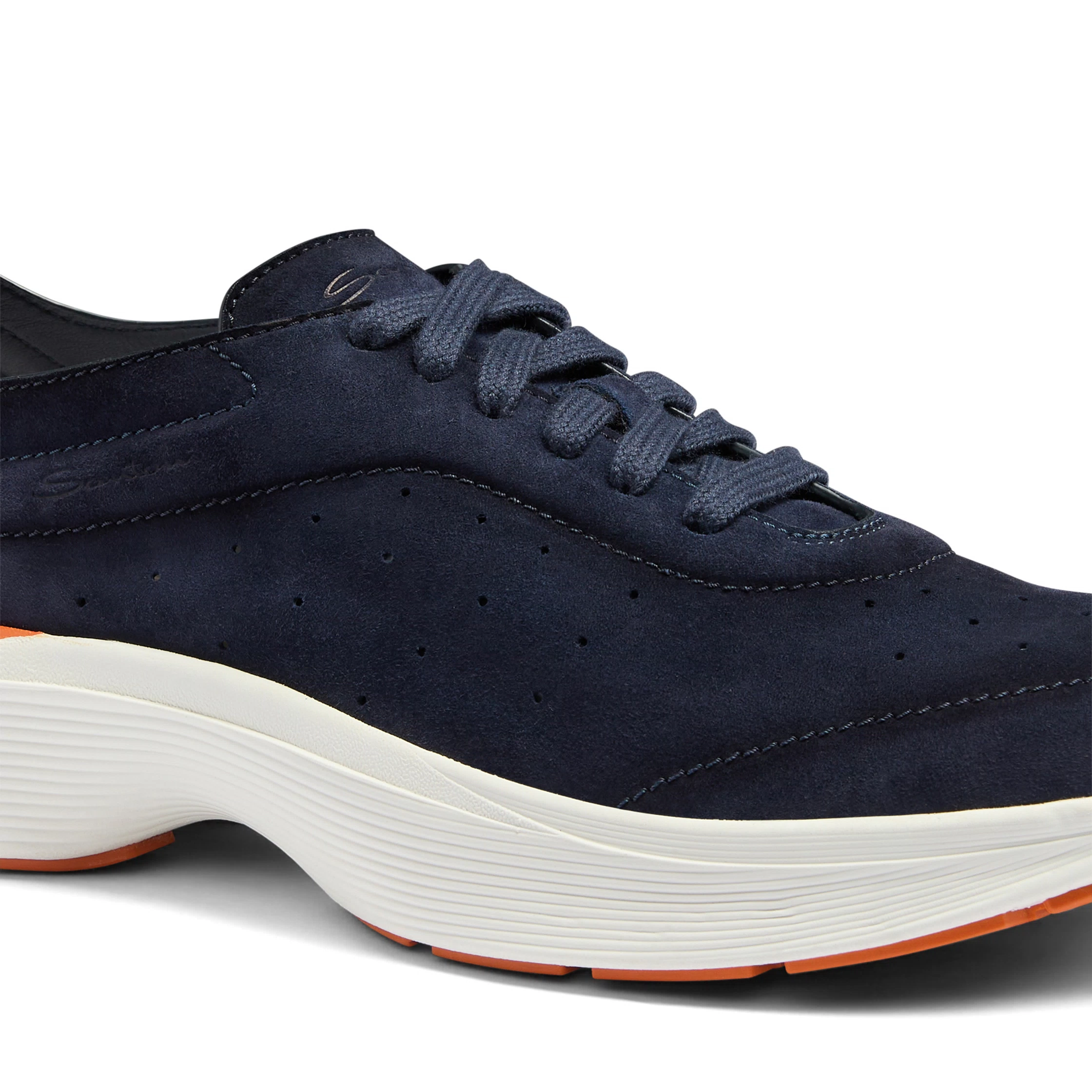 Męskie sneakersy Easy Bounce z zamszu i skóry w odcieniu niebieskim foto 5