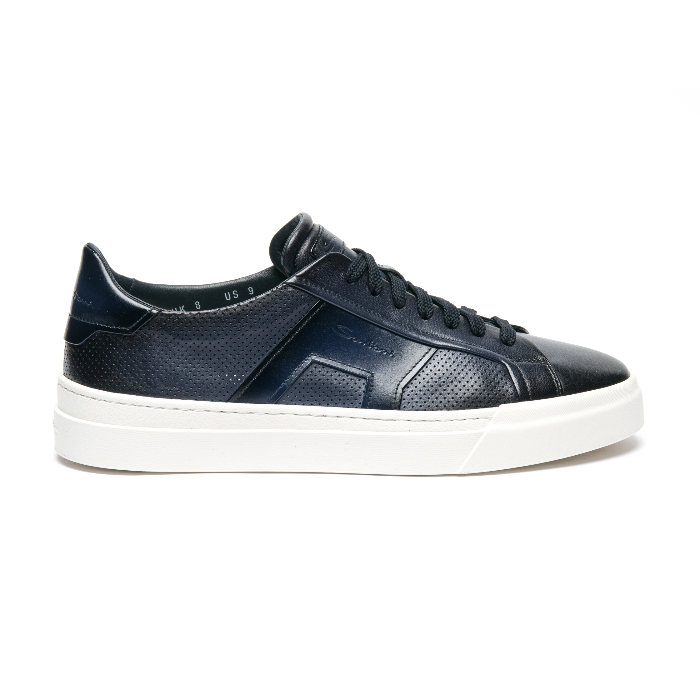 Męskie niebieskie sneakersy Double Buckle
