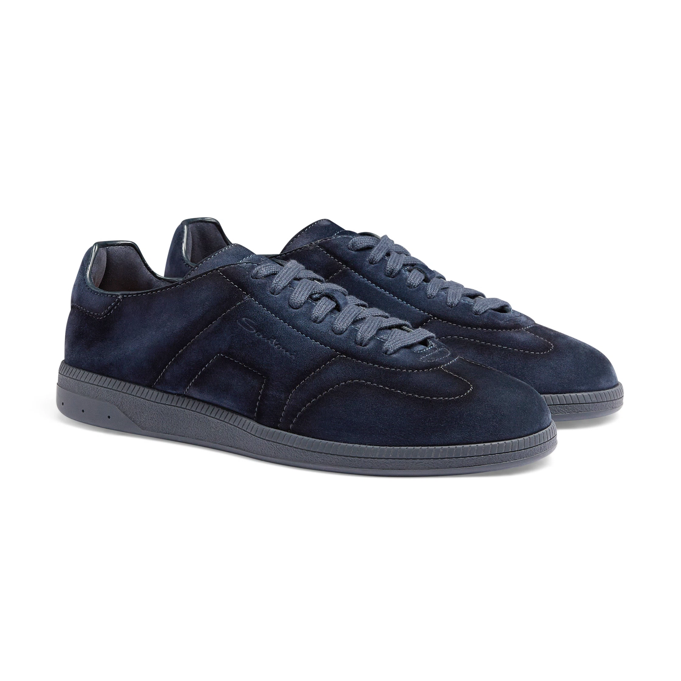 Męskie sneakersy DBS Oly z niebieskiego zamszu foto 2
